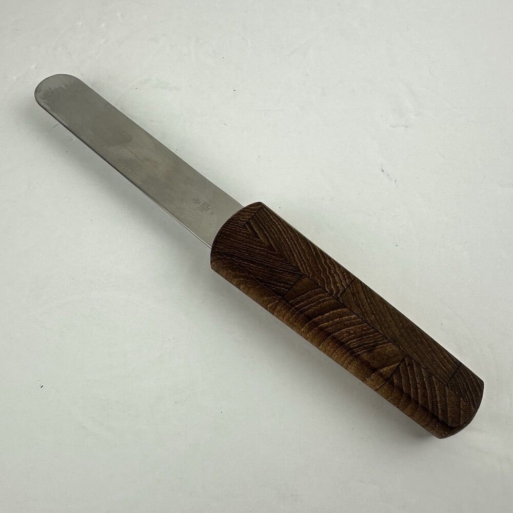 VTG DANSK IHQ Parquet Wood Teak Cheese Board Handle Spreader Knife Replacement